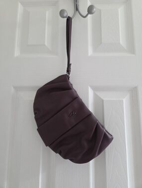 Women's Purple Wristlet Clutch - Stylish Evening Bag